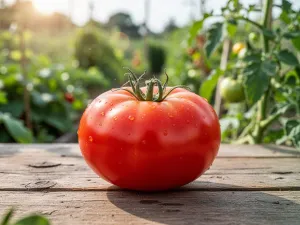 Dłonie w rękawicach umieszczają nasiona w świeżo usypanych redlinach na tle przydomowego ogrodu.